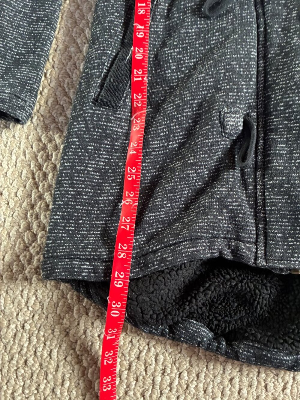Ripcurl Penny Longline Jacket Women Size M Black Hooded Lined Longsleeve - Picture 6 of 7
